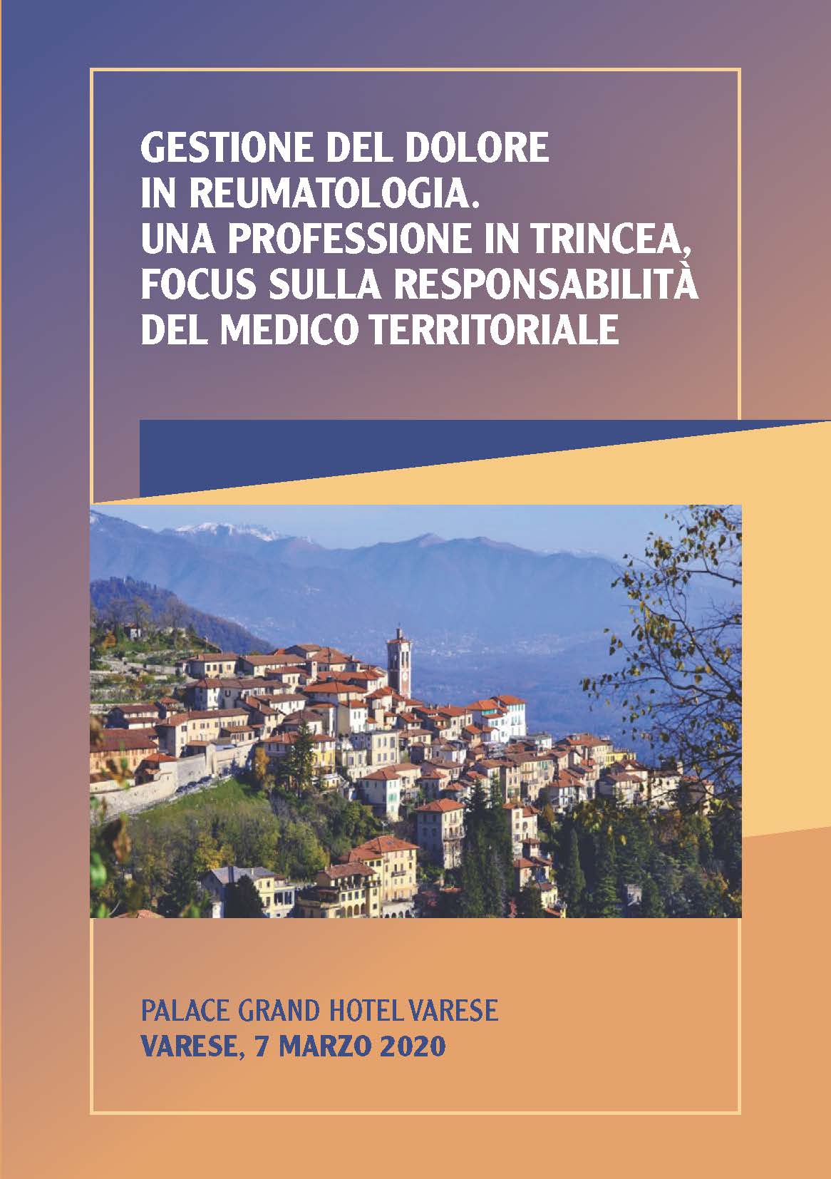 Gestione del dolore in reumatologia: Una professione in trincea [RINVIATO]