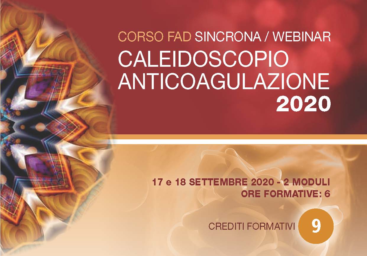Caleidoscopio anticoagulazione 2020