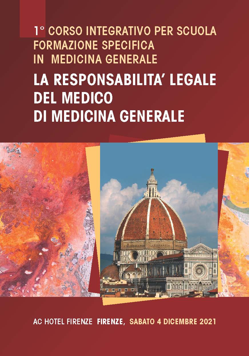 1° CORSO INTEGRATIVO PER SCUOLA FORMAZIONE SPECIFICA IN MEDICINA GENERALE