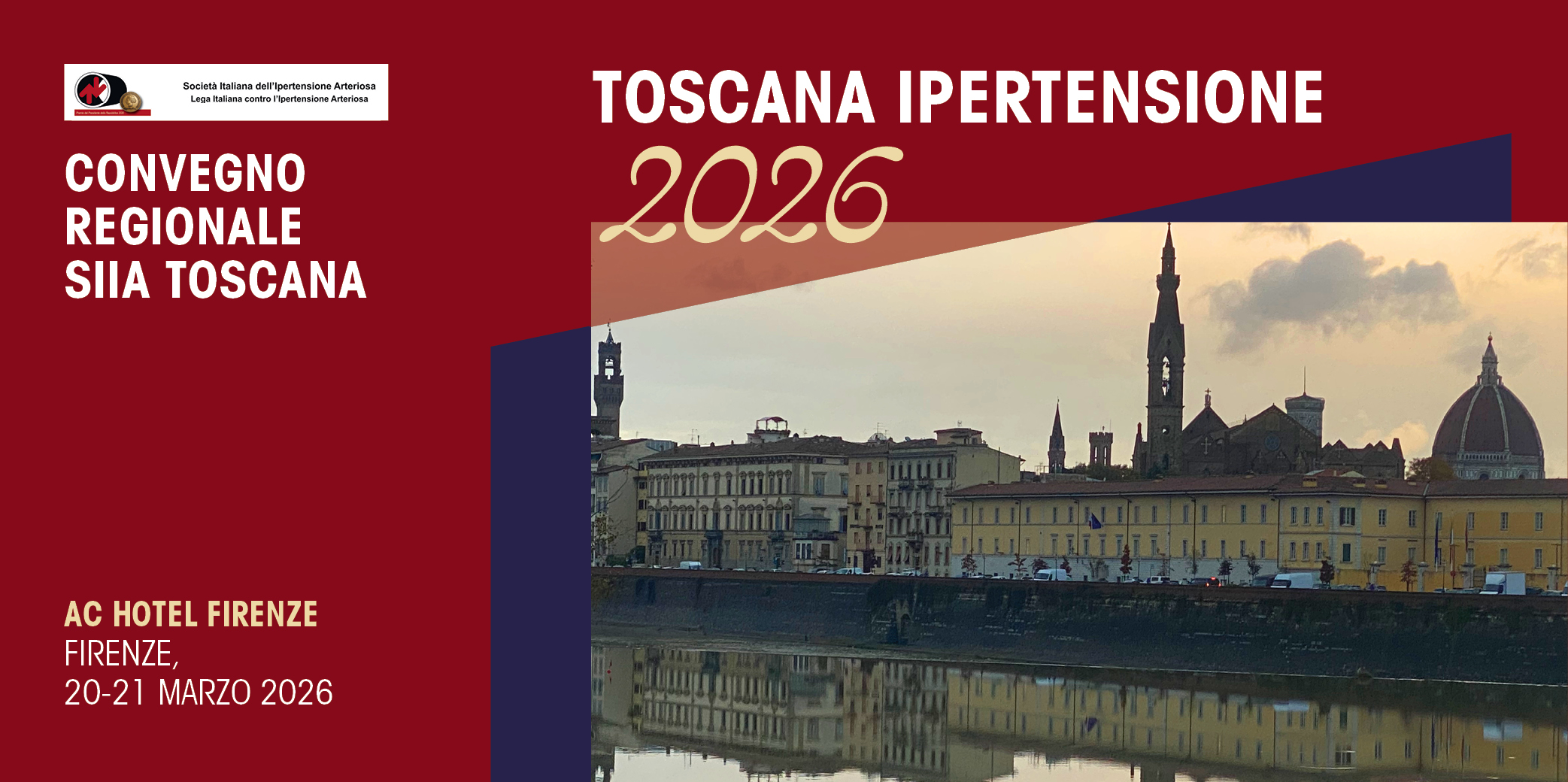 Firenze, 20-21 Marzo 2026 Convegno Regionale RES SIIA “Toscana Ipertensione 2026”