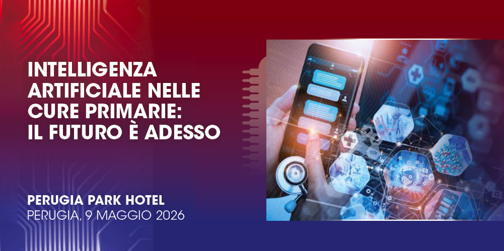 ATT. CAMBIO DATA Perugia, 9 Maggio 2026 Corso RES: “INTELLIGENZA ARTIFICIALE NELLE CURE PRIMARIE: IL FUTURO È ADESSO”
