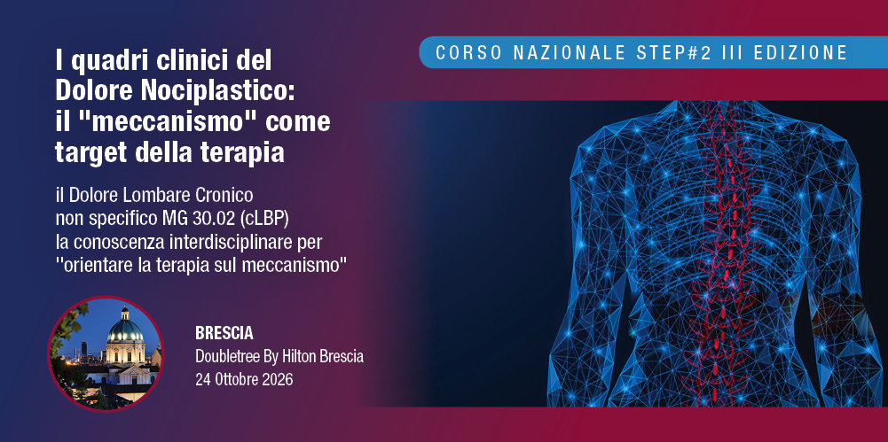 Brescia, 24 Ottobre 2026, Corso RES “I QUADRI CLINICI DEL DOLORE NOCIPLASTICO: IL “MECCANISMO” COME TARGET DELLA TERAPIA”