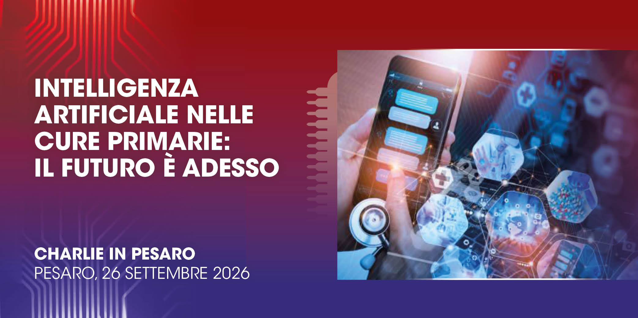 Pesaro 26 Settembre 2026, Corso RES “INTELLIGENZA ARTIFICIALE NELLE CURE PRIMARIE: IL FUTURO È ADESSO”