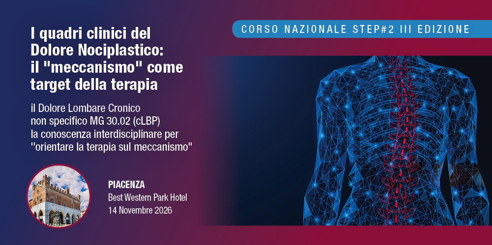 Piacenza, 14 Novembre 2026 – Corso RES: ” I QUADRI CLINICI DEL DOLORE NOCIPLASTICO: IL MECCANISMO COME TARGET DELLA TERAPIA”
