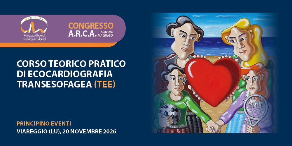 Viareggio, 20 Novembre 2026, Mini Corso RES “CORSO TEORICO PRATICO DI ECOCARDIOGRAFIA TRANSESOFAGEA (TEE)”